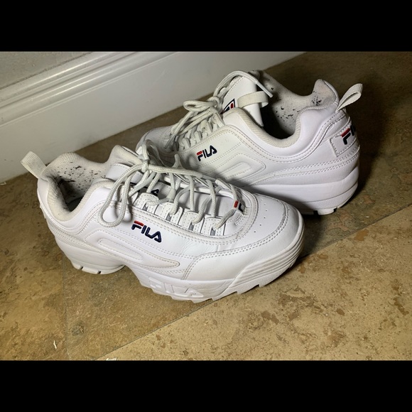 WHITE CHUNKY FILA WHITE CHUNKY FILA